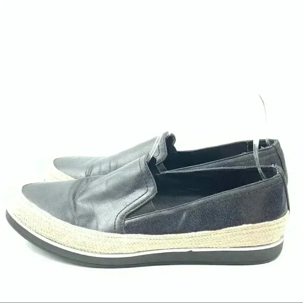 Chinese laundry flats Yup 7.5 38 black flatforms